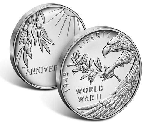 Amazon.com: End of World War II 75th Anniversary Silver Medal